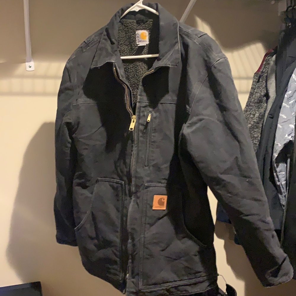 Black/Charcoal Men’s S Carhartt Jacket